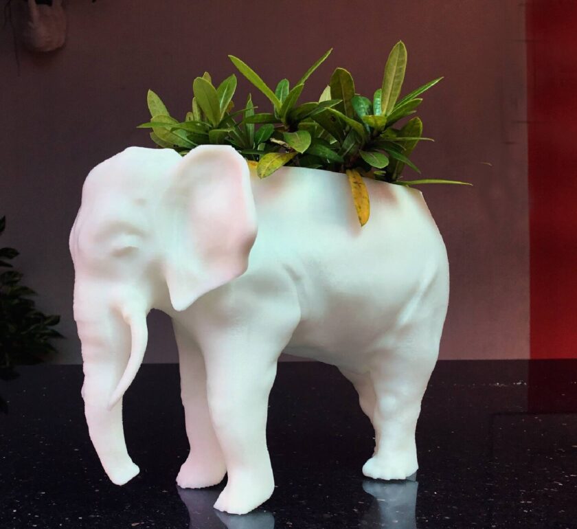 Elephant succulent planter, outdoor planter, home and living, outdoor and gardening, planters and pots, indoor planters, succulent planter, - Image 3