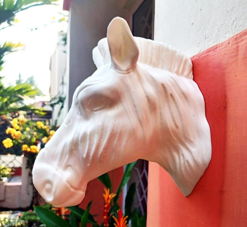 Zebra head planter,Wall Mounted 3d jungle animal Head Modern Decor,home decor, home & living,safari, flower vase, pot, wall hangings, horse - Image 5