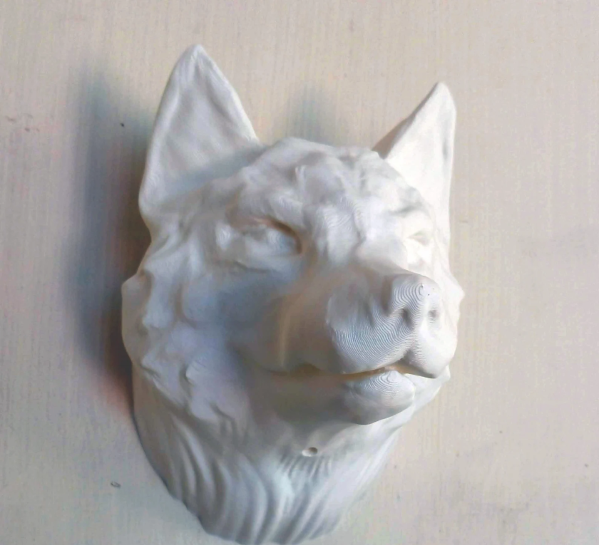 Wolf head planter/handmade planter/wall hanging planter/home and living/outdoor and gardening/planters and pots/indoor planters/head planter - Image 3