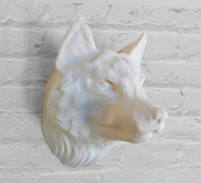 Wolf head planter/handmade planter/wall hanging planter/home and living/outdoor and gardening/planters and pots/indoor planters/head planter - Image 5