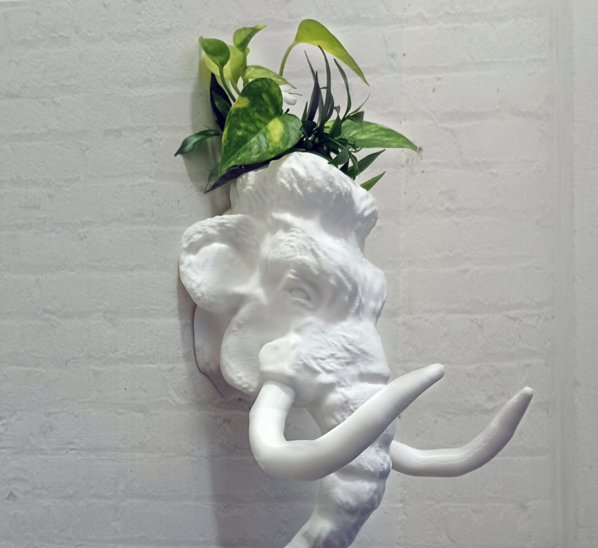 Mammoth head wall planter - Image 5