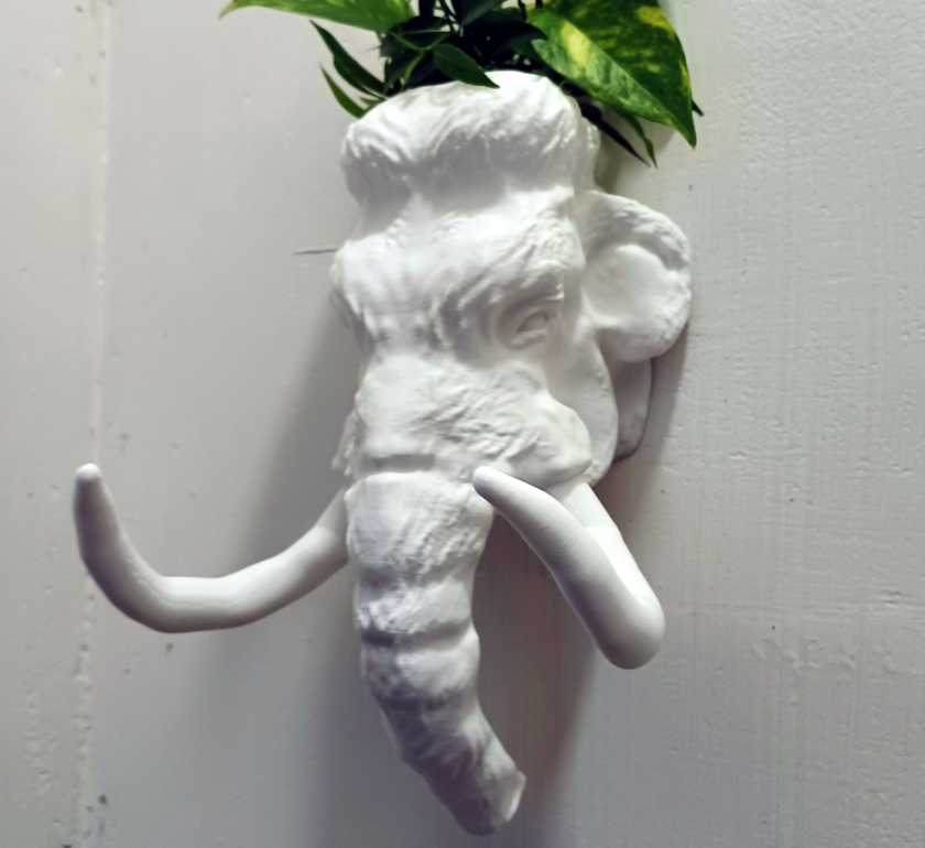 Mammoth head wall planter - Image 3