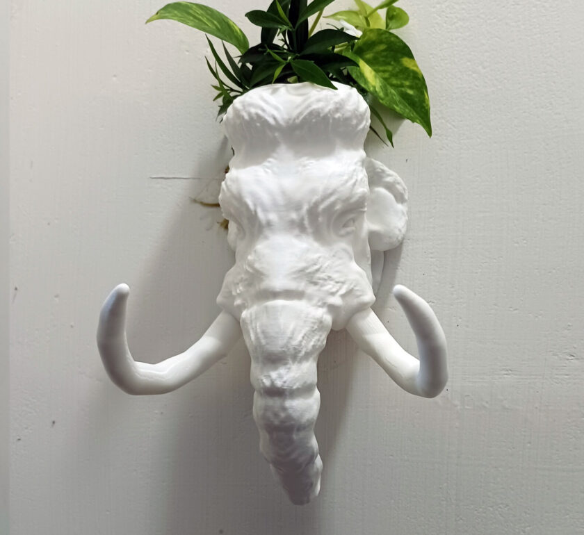 Mammoth head wall planter - Image 2