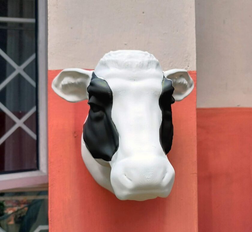 French cow wall mount farm and home decor, jersey cow head - Image 4