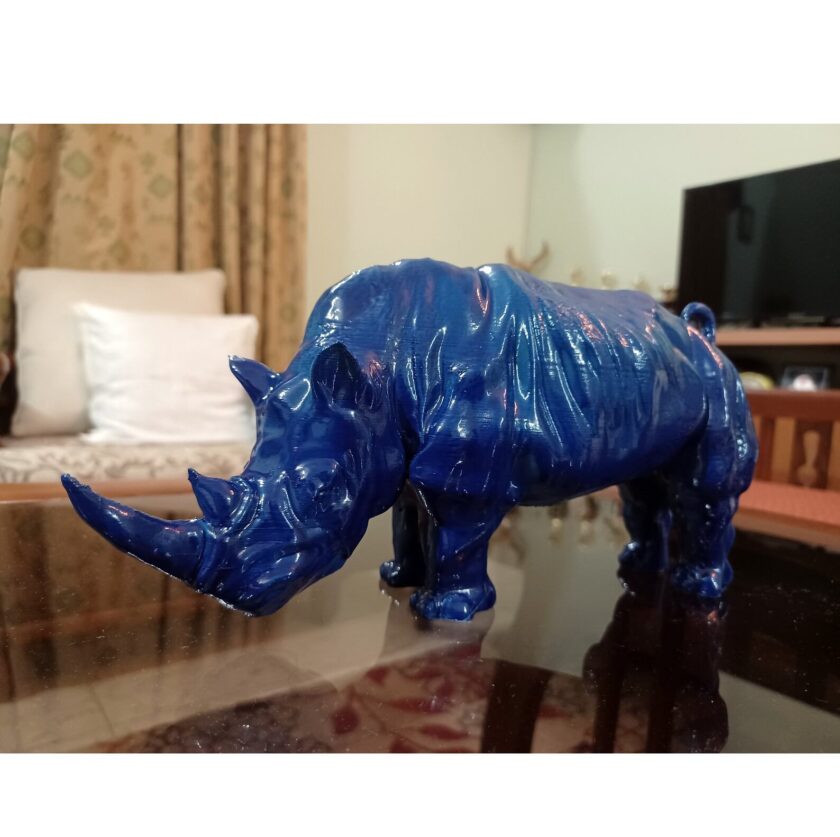 Rhino statue for decor, Rhinoceros home decor, art and collectibles, home and living, rhinoceros, collectibles, figurines and knick knacks, - Image 5