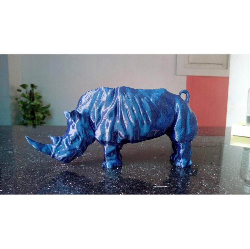 Rhino statue for decor, Rhinoceros home decor, art and collectibles, home and living, rhinoceros, collectibles, figurines and knick knacks, - Image 3