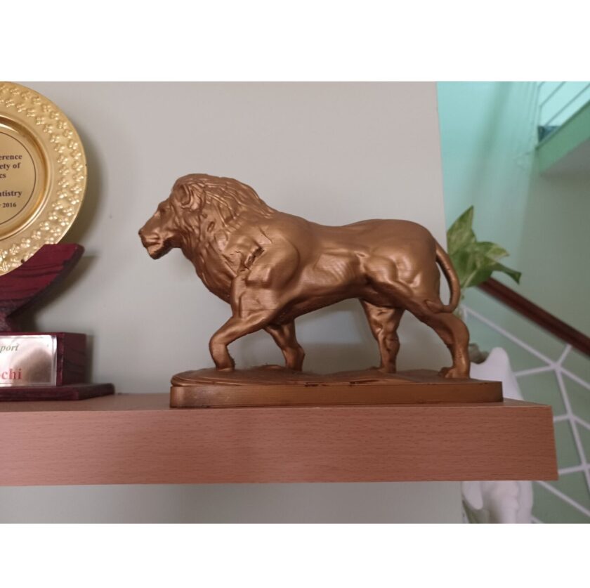 Lion statue for decor, lion home decor, art and collectibles, home and living, collectibles, figurines and knick knacks, - Image 5