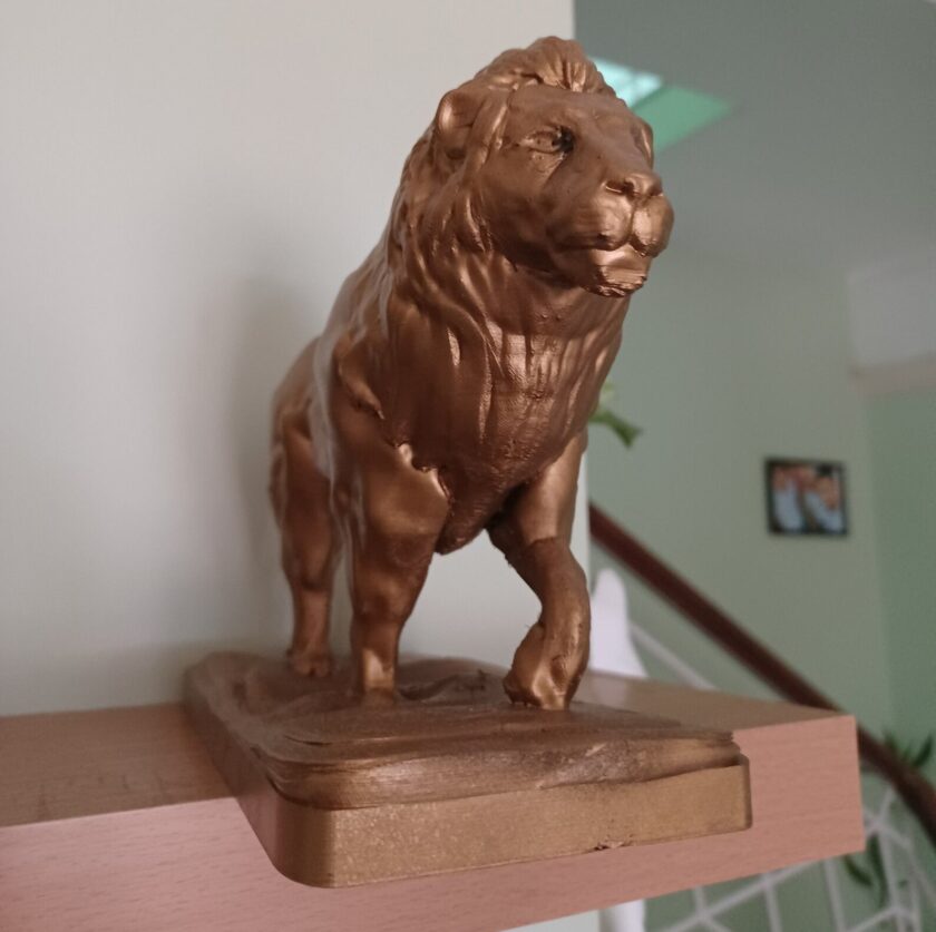 Lion statue for decor, lion home decor, art and collectibles, home and living, collectibles, figurines and knick knacks,