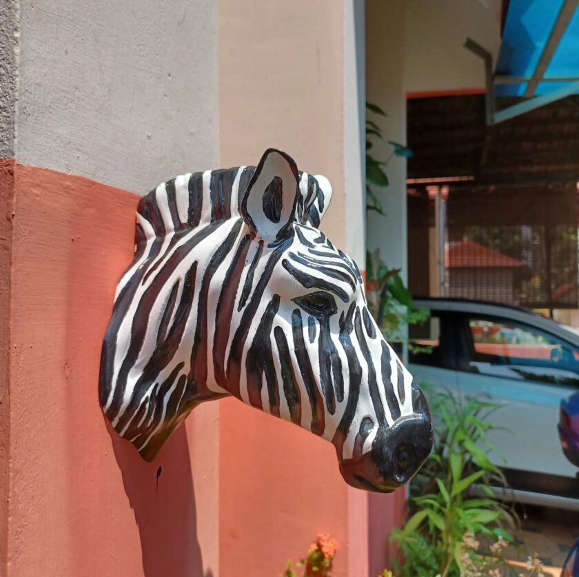 Zebra head,Wall Mounted 3d jungle animal Head Modern Decor,home decor, home & living,safari, wall hangings, horse