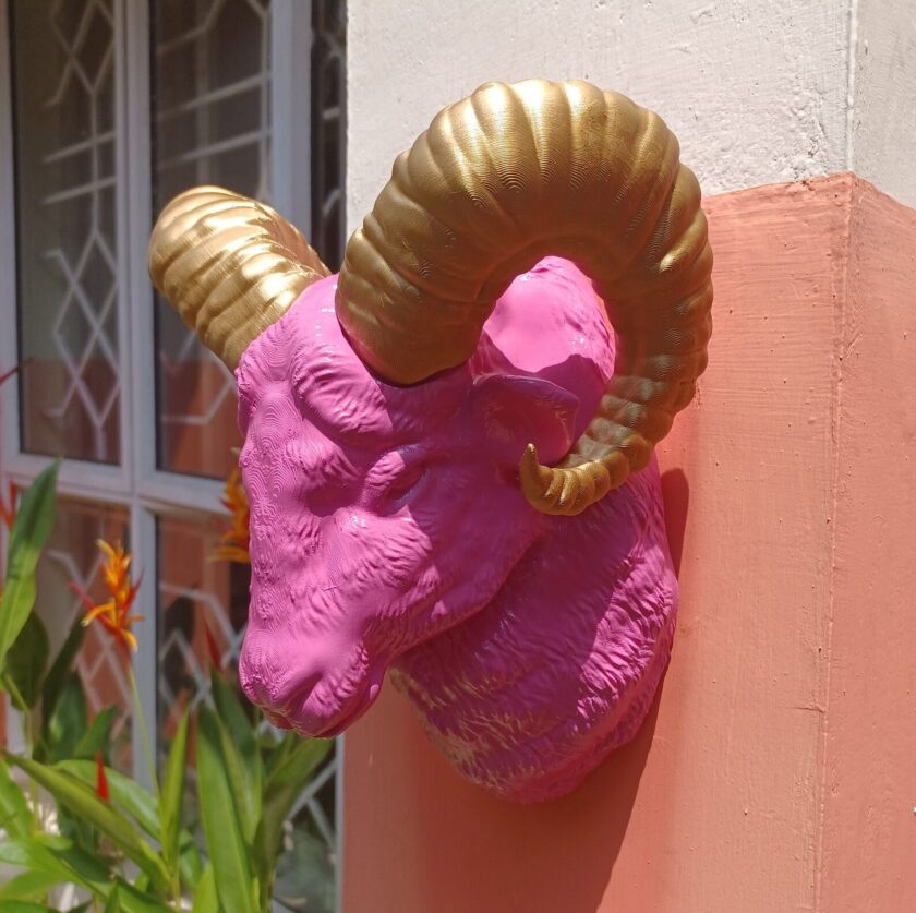 Ram head wall mount, farm decor, mountain Ram - Image 4